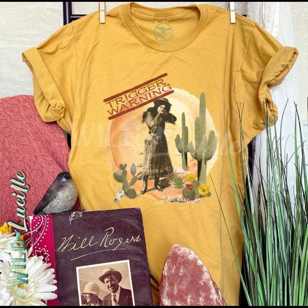 Trigger Warning vintage cowgirl Shirt